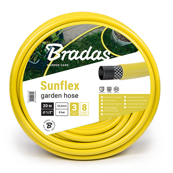 BRADAS Wąż ogrodowy SUNFLEX 1/2" - 50m