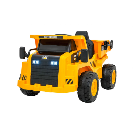 Caterpillar Pojazd /  Wywrotka na akumulator żółta 